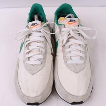 WAFFLE TRAINER 2 28.5cm /NIKE ワッフル トレーナー 2 ナイキ 古着 中古 白 ホワイト グレー 緑 メンズ スニーカー xx7889_画像3