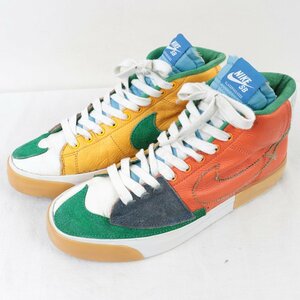 SB ZOOM BLAZER MID EDGE 26.0cm /NIKE SB ズーム ブレーザー MID エッジ ナイキ 古着 中古 マルチカラー メンズ スニーカー xx7899