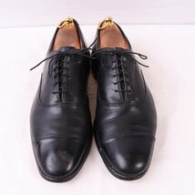 アレンエドモンズ 10 1/2 A キャップトゥ 内羽根 黒 Park Avenue ALLEN EDMONDS USA製 パークアベニュー メンズ 中古 古着 ds4140_画像2