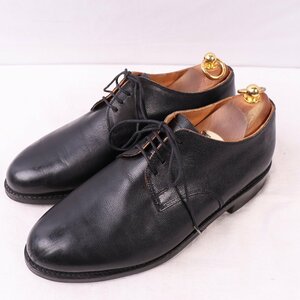 Ludwig Reiter 7 / 25.5cm rank Roo Dick lighter leather shoes off .sa- black men's dress used old clothes ds4145