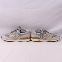 996 ニューバランス 27.5cm/new balance 灰 グレー 金 ゴールド 中古 古着 メンズ スニーカー yy2686_画像5