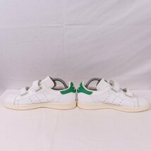 STANSMITH FAST 25.0cm/adidas スタンスミス ファスト アディダス スニーカー ベルクロ 白 ホワイト 緑 中古 古着 メンズ ad4698_画像5