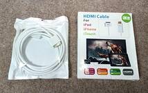 HDMI Cable for iPhone（Dockコネクタ）_画像1