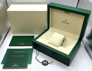 【ロレックス】　◎ROLEX◎　ジーエムティーマスター2　空箱　ベージュ　時計　箱　タグ　カードケース　冊子　付属品　V20