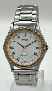 【セイコー　1円～】　◎SEIKO◎　7731-6000　クロノス　腕時計　クォーツ　不動　メンズ　U6870