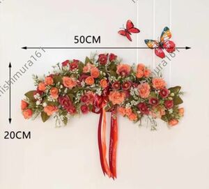  hand made * artificial flower arrange * wall decoration * desk lease 50cm* party for * interior small articles *