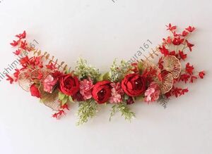  hand made * artificial flower arrange * wall decoration * entranceway lease * ornament * interior small articles * length approximately 80cm* art flower * desk lease 