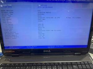 【ジャンク】Dell ノート PC ◆ INSPIRON N5010 ◆ Core i5-460M ◆ メモリー4GB / HDD 無◆Y055