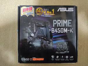 【新品未開封】ASUS PRIME B450M-K AM4 DDR4 SATA 6Gb/s USB 3.1 Micro ATX AMD Motherboard