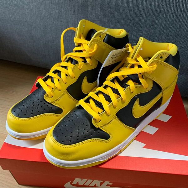 Nike Dunk High"Black/Varsity Maize"