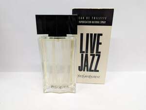 4219 Yves Saint Laurent イブサンローラン残量 香水 LIVE JAZZ ライブジャズ 50ml EDT オーデトワレ 希少 廃盤 人気 YSL 残量ほぼ未使用