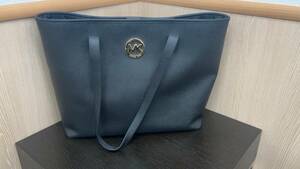 3889 MICHAEL KORS マイケルコース レザー トートバッグ ハンドバッグ ブラック 美品