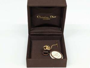 3701 1円～ Christian Dior ディオール ネクタイピン タイピン ゴールドカラー 美品 現状品