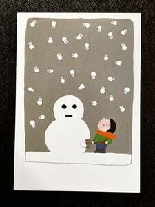 【和田誠のPostcard】≪雪が降る≫