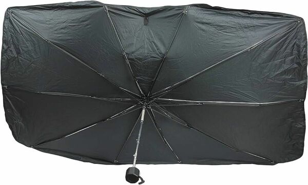 傘型シェード サンシェード　L 750x1350mm コンパクト　吸盤不使用　 折り畳み