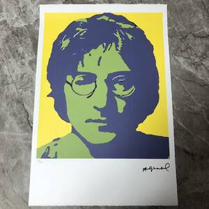 【世界で限定100枚★激レア】お急ぎください Andy Warholアンディ・ウォーホル JOHN LENNON ジョンレノン　リトグラフ　ビートルズ　