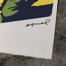 【世界で限定100枚★激レア】お急ぎください Andy Warholアンディ・ウォーホル JOHN LENNON ジョンレノン　リトグラフ　ビートルズ　_画像9