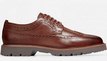 Cole Haan 26.5cm アメリカンクラシックス ビジネス ウイングチップウッドバリー ブラウン ブーツ レザー スニーカー スーツ XXX187_画像2