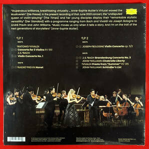 未開封 2LP ムター ヴァイオリン作品集 バッハ ヴィヴァルディ ブローニュ 美品 見開きジャケ EU盤 完全限定盤 の画像2