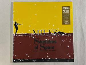 未開封　45回転　高音質仕様　マイルス・デイヴィス　Miles Davis　Sketches Of Spain　UK盤　見開きジャケ　送料500円　美品　1LP