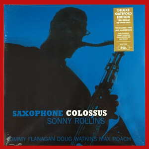未開封・送料500円(LP送料最安値)　豪華見開きジャケ　UK盤　重量盤　ソニー・ロリンズ　Sonny Rollins　Saxophone Colossus　1LP　