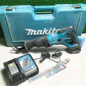 マ清e770 マキタ/Makita 14.4V充電式レシプロソー JR141DRF■無段変速 二重絶縁 0～2700/min■バッテリー(BL1430) 急速充電器(DC18RC)