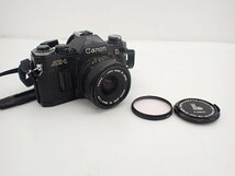 CANON キヤノン 一眼レフフィルムカメラ AE-1 ボディー + レンズ FD 28mm F2.8付 ∽ 6C83E-1_画像1