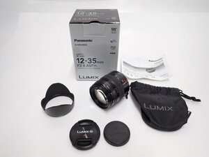 良品 Panasonic LUMIX G X VARIO 12-35mm F2.8 H-HS12035 ルミックス マイクロフォーサーズ 標準ズームレンズ ∬ 6C774-12