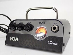 良品 VOX MV50-CL Clean ヴォックス 小型 クリーン ギターアンプヘッド ヘッドアンプ Nutube真空管搭載 ∬ 6C918-11