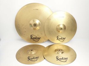 Solar by Sabian ハイハット、クラッシュシンバル、ライドシンバル 3点セット セイビアン ソーラー ◆ 6C2C9-3