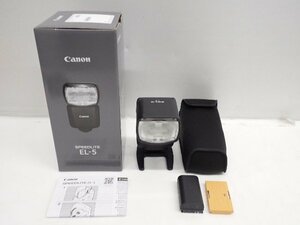 Canon キヤノン ミラーレスカメラ用スピードライト EL-5 EOS Rシステム対応 元箱/バッテリー付き （2） ★ 6C6EE-2