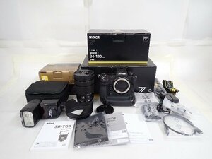 【良品】 Nikon ニコン Z9 ミラーレス一眼レフカメラ NIKKOR Z 24-120mm F4 S レンズ SB-700 スピードライト 説明書/元箱付 ∴ 6C6BC-1