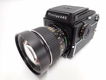 MAMIYA M645 1000S + SEKOR C 45mm F2.8 マミヤ 中判カメラ レンズ/グリップ付 動作品 ∬ 6C907-12_画像2