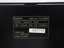 SONY TC-KA5ES ソニー 3ヘッド カセットデッキ カセットテープレコーダー リモコン付 ∬ 6C907-4_画像5