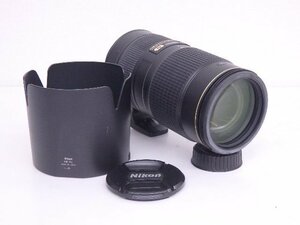 NIKON/ニコン VR付き5倍望遠ズームレンズ AF-S NIKKOR 80-400mm f4.5-5.6G ED VR ナノクリスタルコート レンズフード付 ◆ 6C989-10