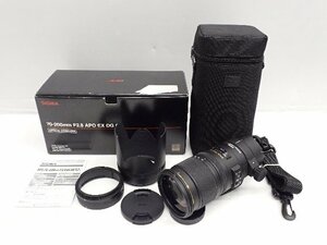 SIGMA APO 70-200mm F2.8 EX DG OS HSM シグマ (Canon EFマウント) 大口径望遠ズームレンズ 元箱/ソフトケース付き ¶ 6C9CD-29