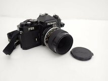 Nikon ニコン フィルム一眼レフカメラ FE2 ボディ MF-16付き + レンズ Ai-s MICRO-NIKKOR 55mm F2.8 ∽ 6C9EA-2_画像1