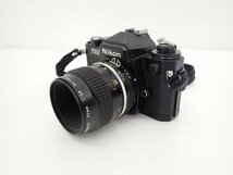 Nikon ニコン フィルム一眼レフカメラ FE2 ボディ MF-16付き + レンズ Ai-s MICRO-NIKKOR 55mm F2.8 ∽ 6C9EA-2_画像3