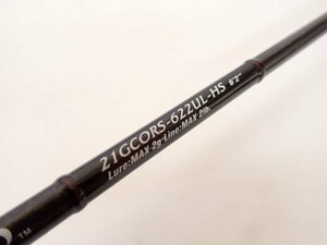 【良品】 OLYMPIC オリムピック アジングロッド 釣竿 21 CORTO コルト 21GCORS-622UL-HS G08833 竿袋付き □ 6C22E-1