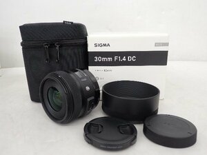 SIGMA 単焦点レンズ 30mm F1.4 DC HSM Art A013 キャノンEF-Sマウント 元箱付き シグマ ▽ 6CC19-2