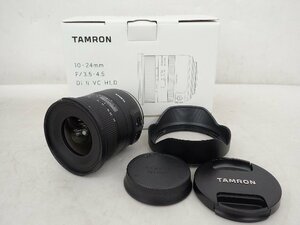 TAMRON 超広角ズームレンズ 10-24mm F3.5-4.5 Di II VC HLD Model B023 キャノン用 元箱付き タムロン ▽ 6CC19-3