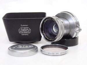 Ernst Leitz Wetzlar Summar 5cm F2 沈胴式レンズ L39 スクリューマウント Leica ライカ ズマール □ 6C7C5-8