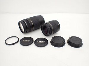 Canon キヤノン ズームレンズ ZOOM LENS EF 75-300mm F4-5.6II/28-80mm F3.5-5.6III ∽ 6C131-3