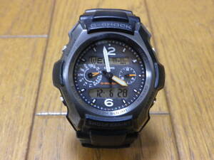 中古 Casio カシオ G-SHOCK ジーショック GW-2500B 取説5064 電波 ソーラー アナログ 針 オートライト オレンジ レターパックプラスにて