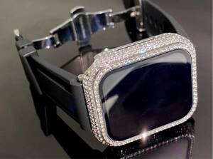  Apple часы резиновая лента частота Apple Watch покрытие кейс Kirakira . другой завершено черный серебряный 