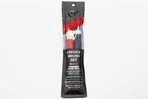 Detail Factory(ディテールファクトリー)Crevice Brush Set Black/Red(クレビスブラシセット ブラック/レッド)