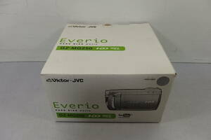 ◆未使用 JVC(ビクター) 大容量60GB/micorSD/光学35倍ズーム HDD ハードディスクムービー GZ-MG250 シルバー HDDデジタルビデオカメラ