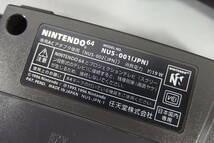 ◆任天堂 N64 ニンテンドー64(ニンテンドウ64) Nintendo64 本体 まとめて 3台セット NUS-001 グレー 全台ターミネータパック付_画像6