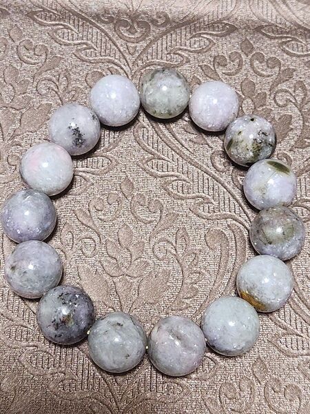 梅トルマリンブレスレット14mm No.107
