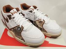 ｈ022　新品　ナイキ　ステューシー　Stussy Nike Air Flight 89 Low SP White and Pecan　FD6475-100　27㎝　US9_画像3